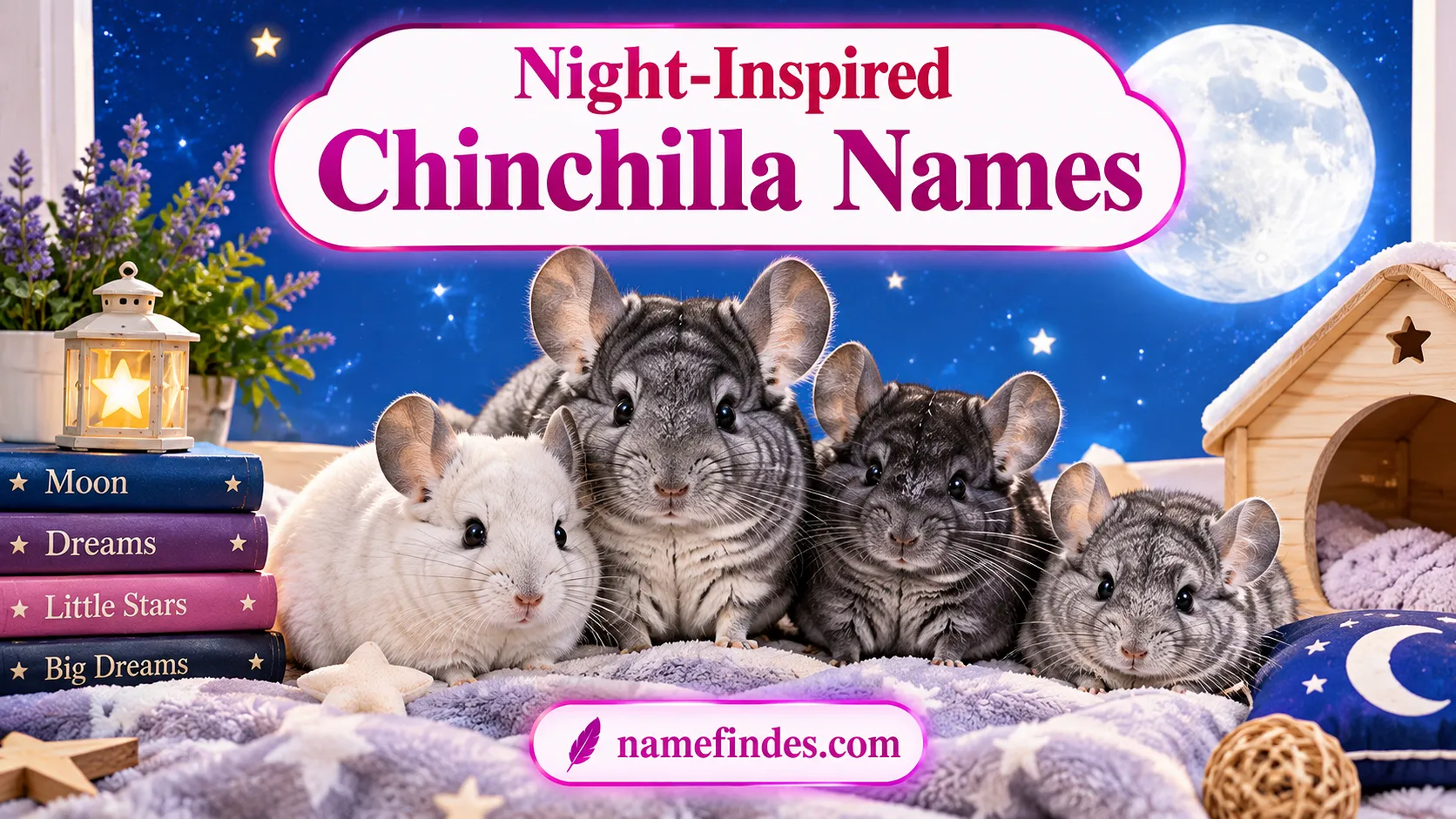 Night-Inspired Chinchilla Names