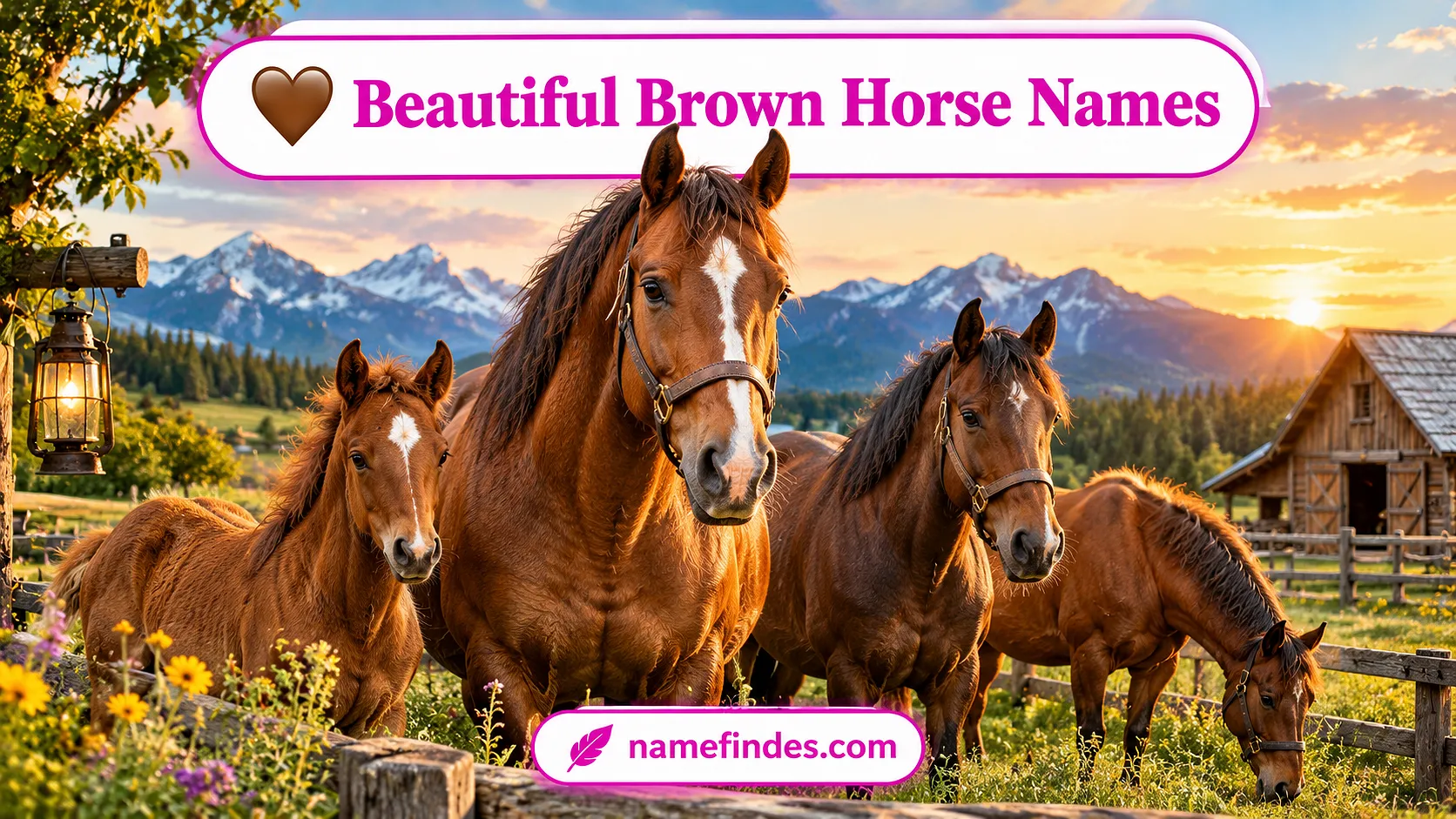 Beautiful Brown Horse Names