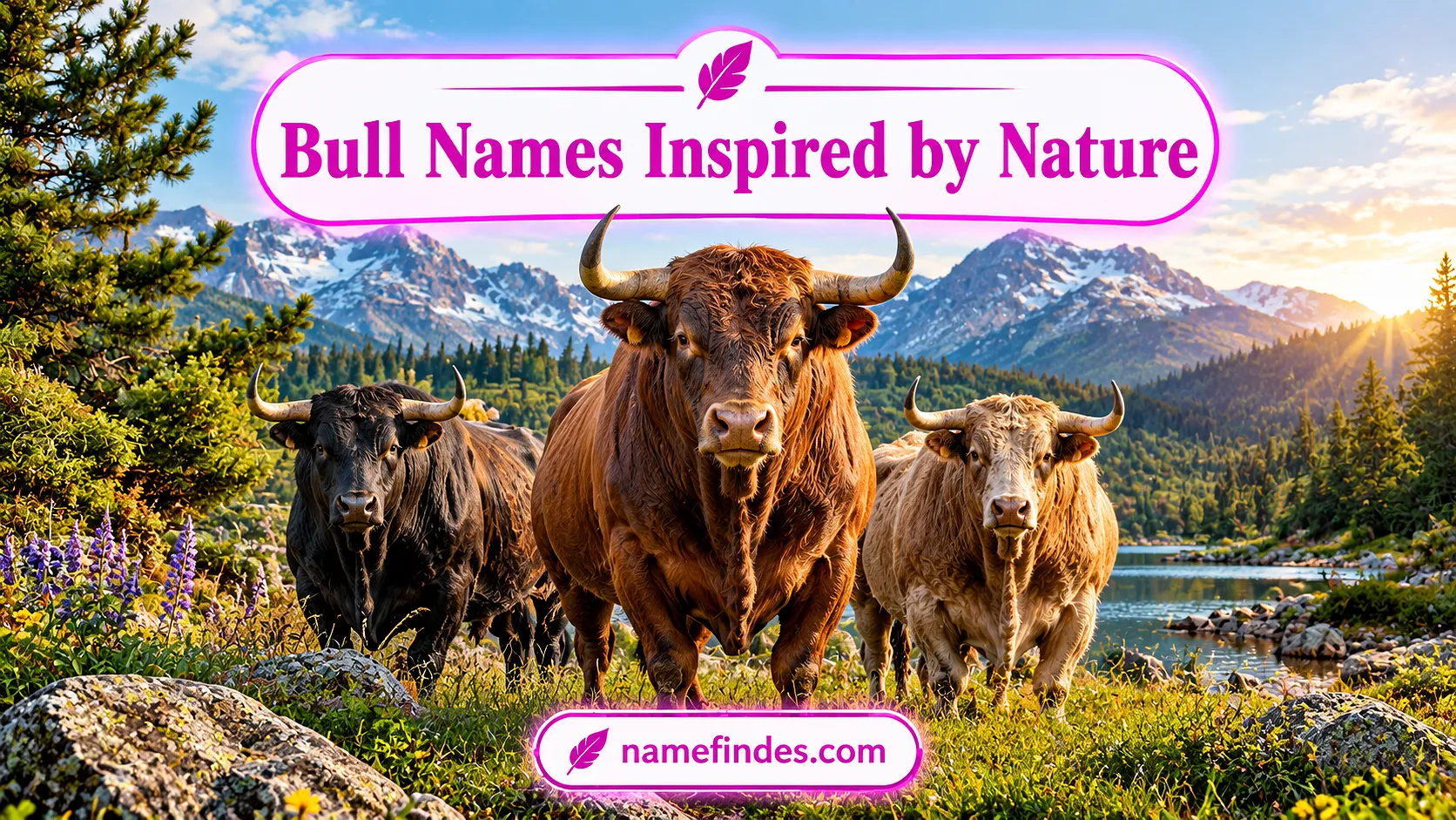 Bull Names Inspired by Nature