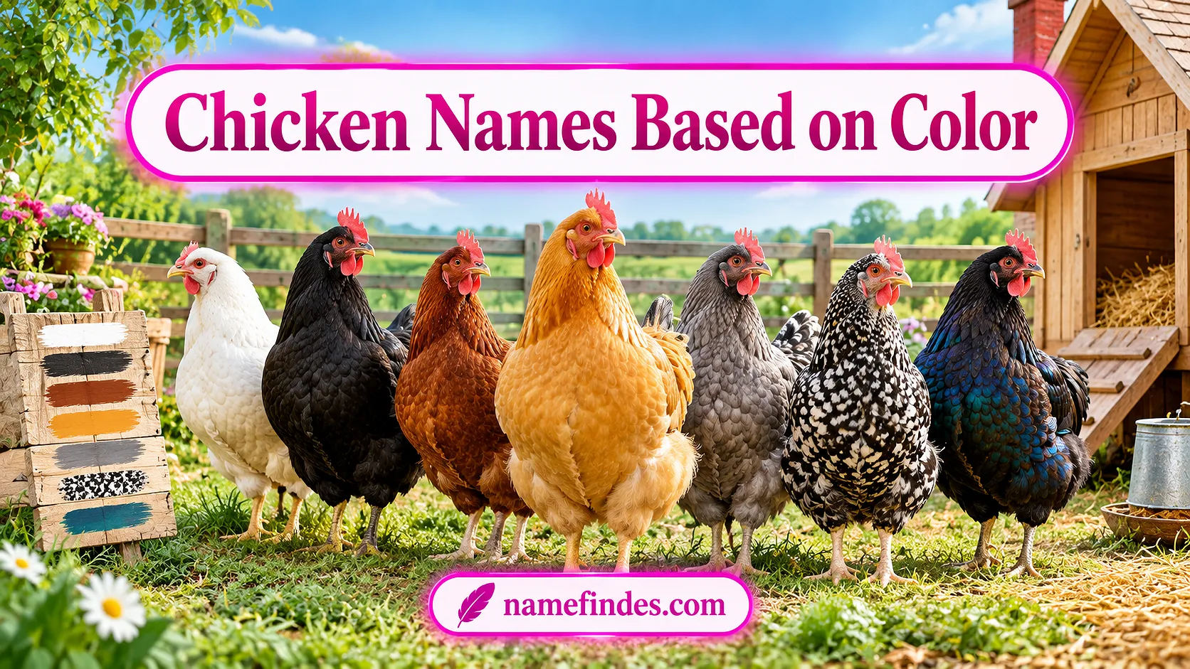 Chicken Names Based on Color