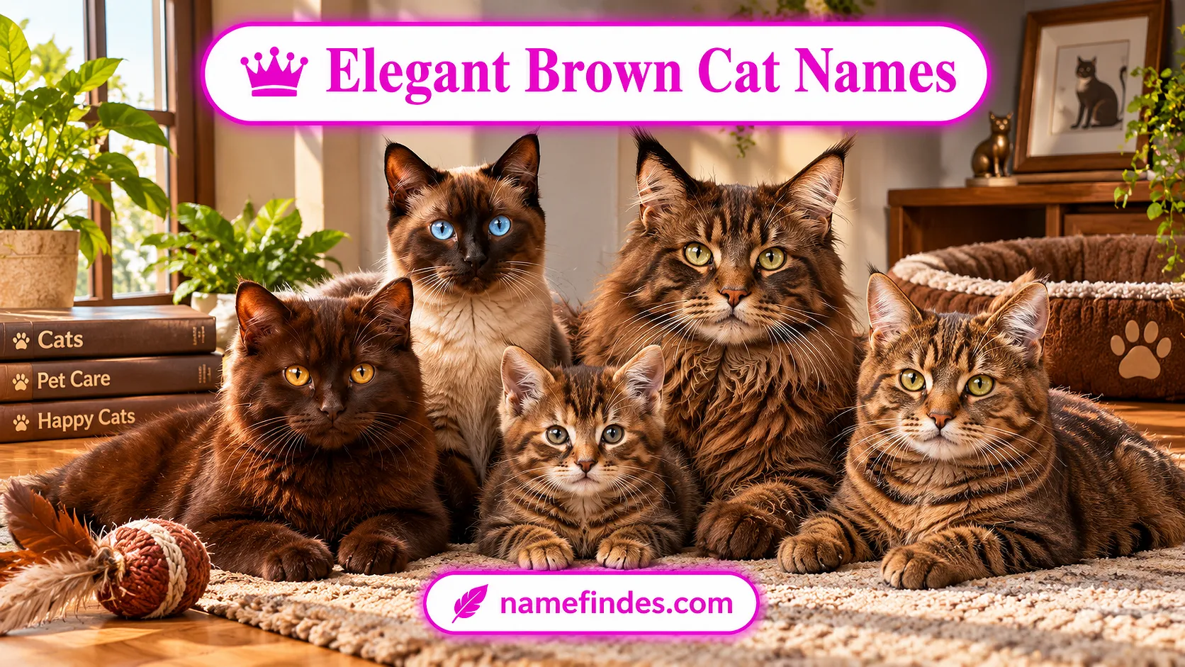 Elegant Brown Cat Names