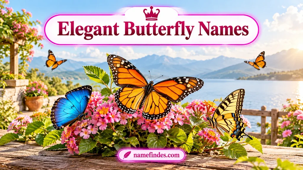 Elegant Butterfly Names