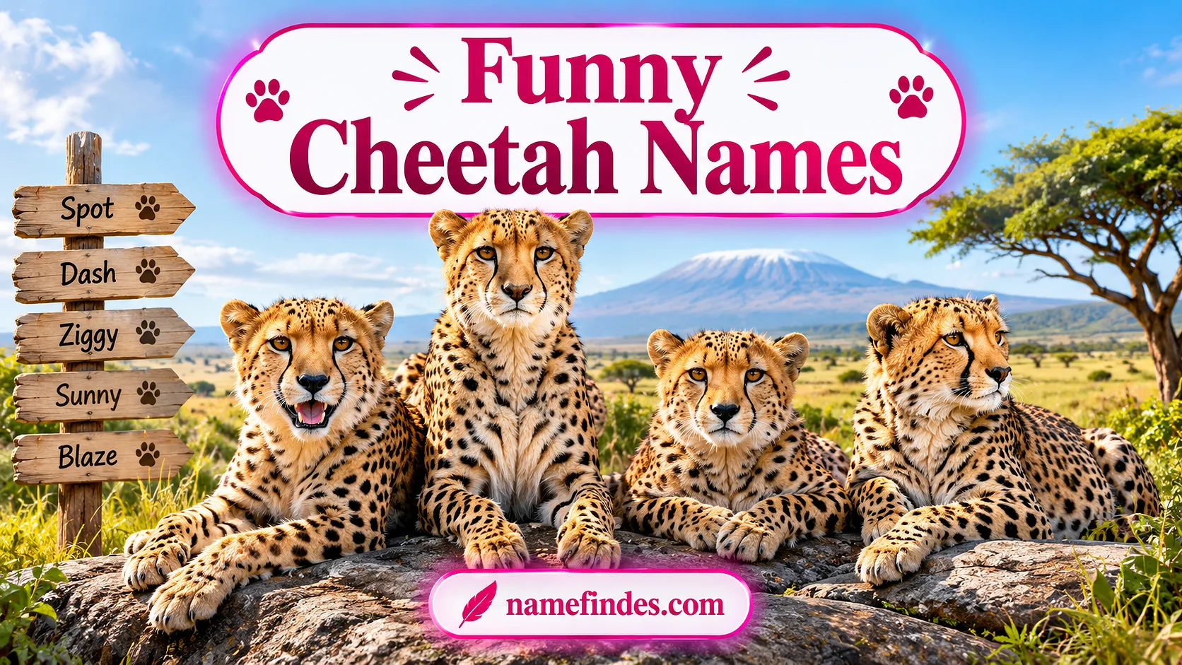 Funny Cheetah Names