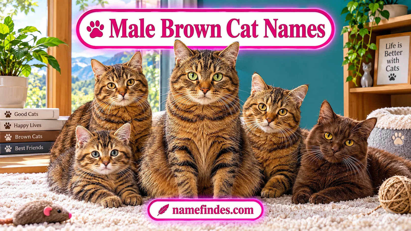 Male Brown Cat Names