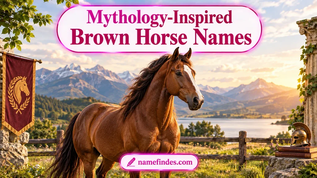 Mythology-Inspired Brown Horse Names