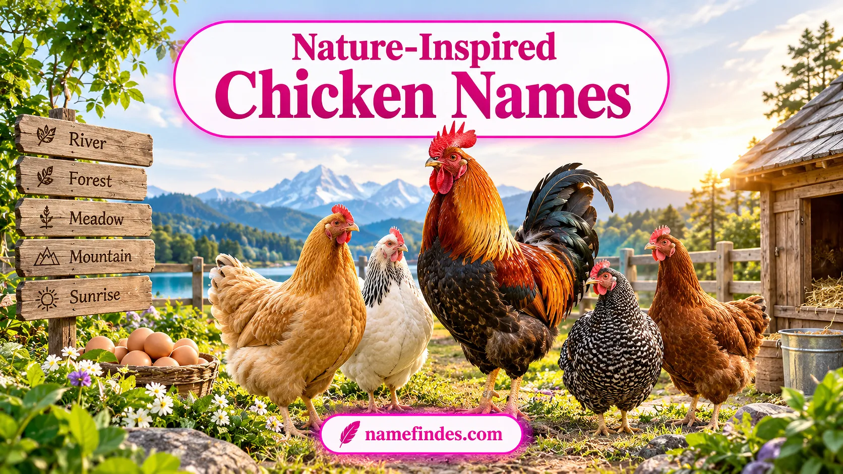 Nature-Inspired Chicken Names