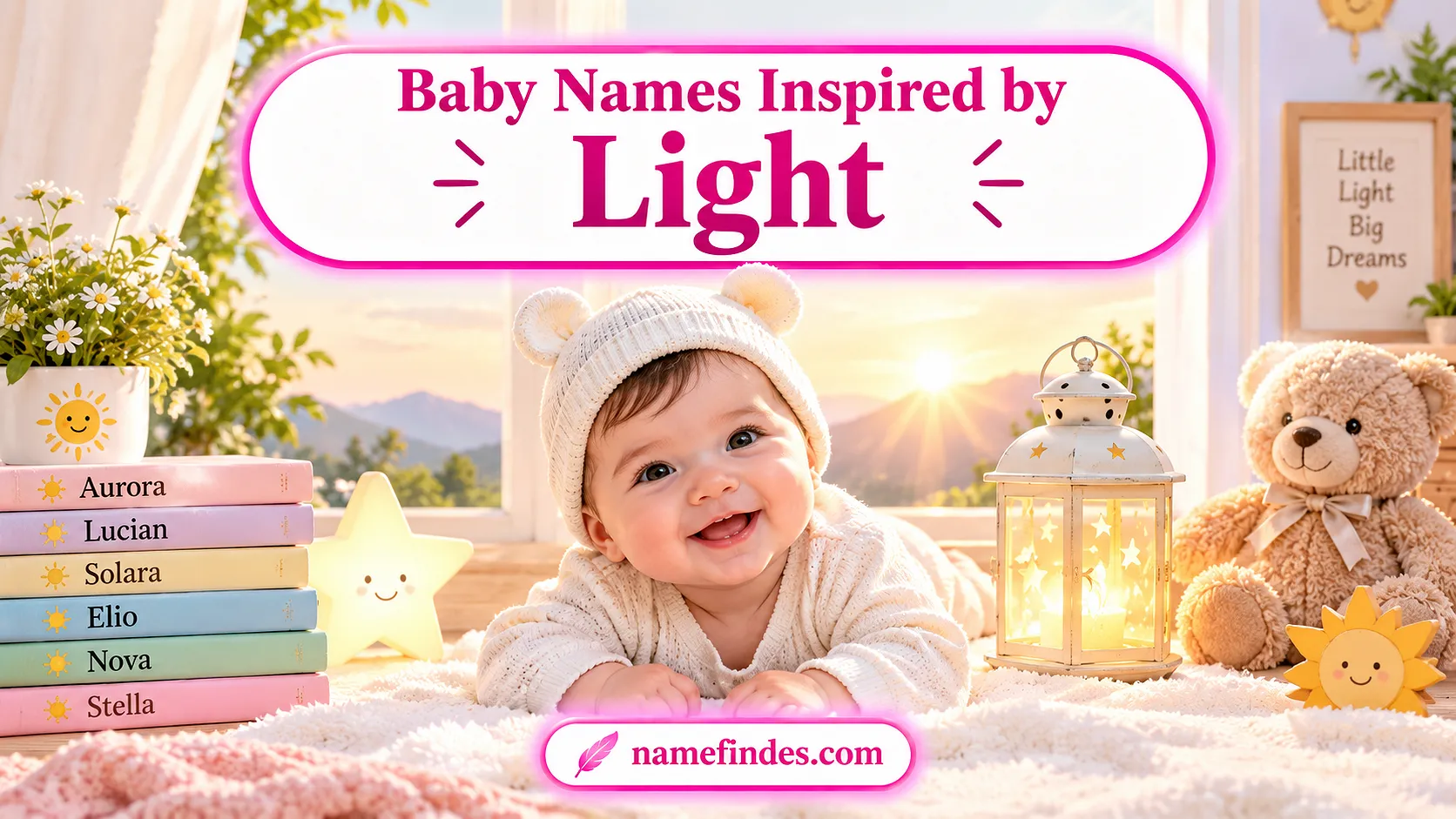 Baby Names Inspired by Light