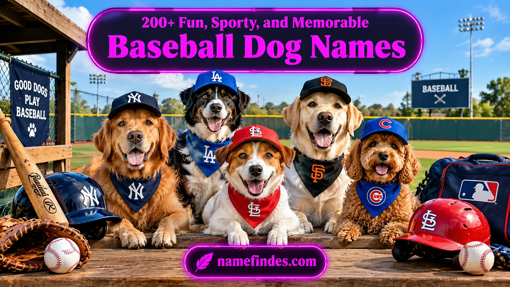 Baseball Dog Names