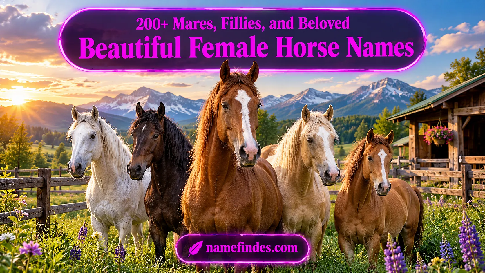 Beautiful Female Horse Names